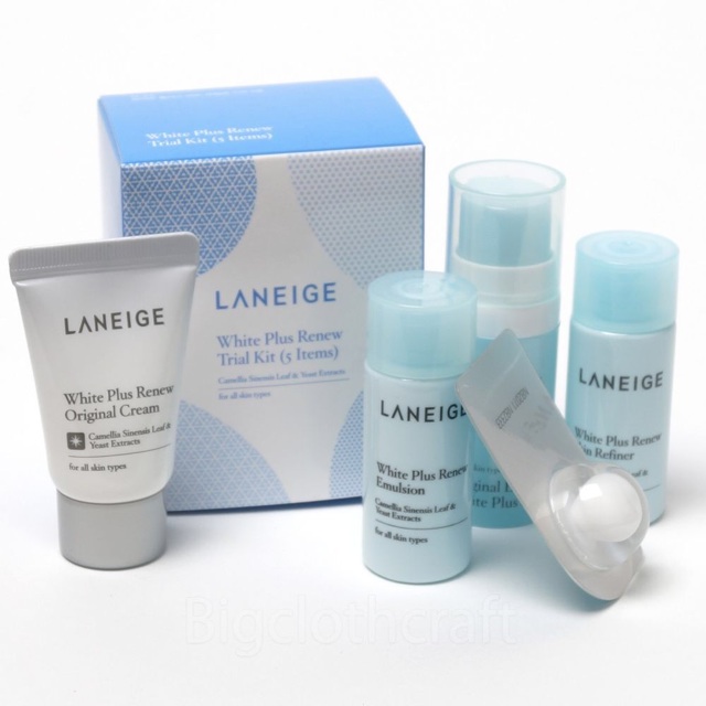 Set dưỡng da mini Laneige White Plus Renew Trial Kit (5 Items) 