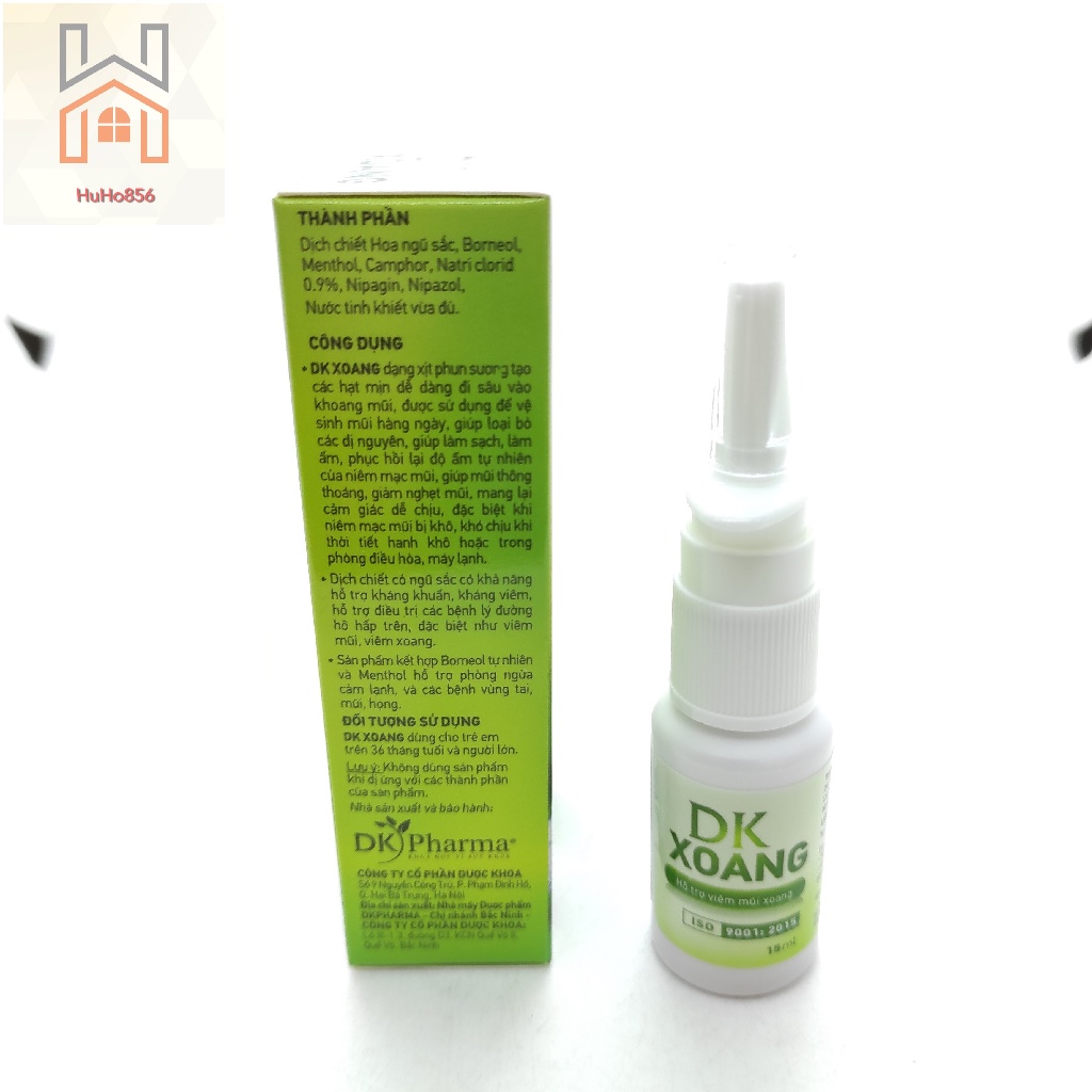 [Chính hãng] Dung Dịch Xịt Mũi DK Xoang - Lọ 15ml