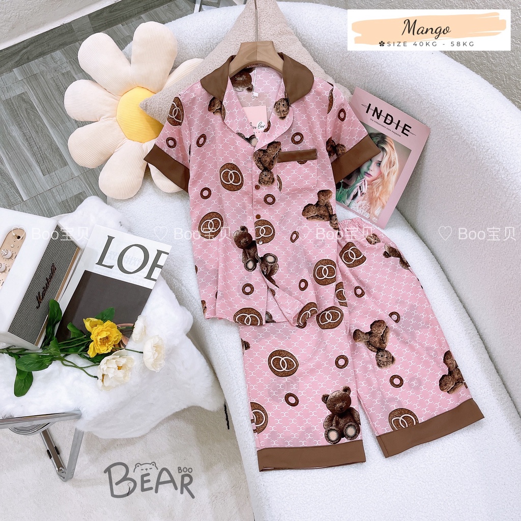 ĐỒ BỘ LỤA MANGO LỬNG BOO BOO NHIỀU MẪU MỚI