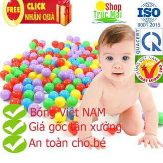 100 BÓNG NHỰA MỀM CHO BÉ