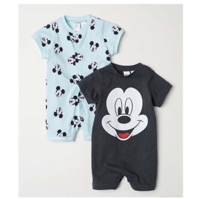 Body đùi Mickey H&M sz 0-3y