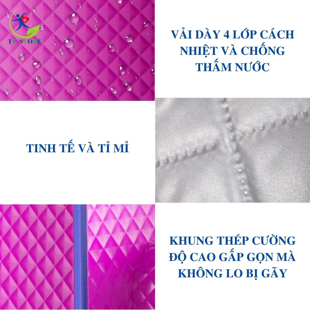 Lều xông hơi cao cấp Beauty Spa tự bung, công nghệ nồi xông mới nhất 2020 - Trải nghiệm làm đẹp ngay tại nhà