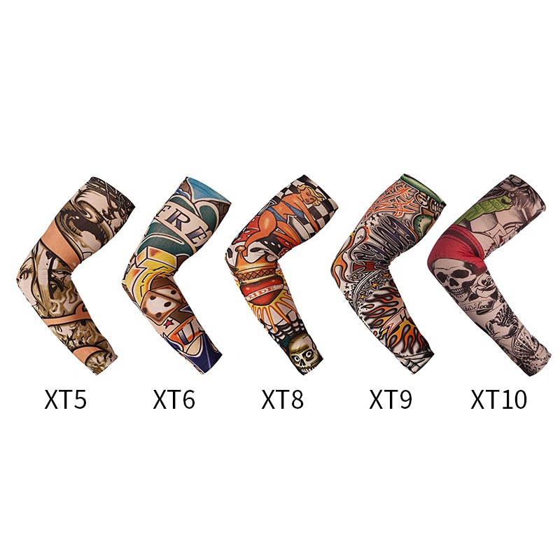 1 Ống Tay Áo Chống Tia UV In Hình Xăm 3D Cho Hoạt Động Ngoài Trời