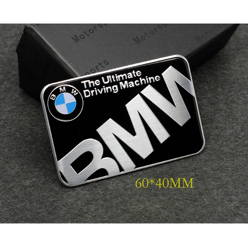 Miếng sticker tem nổi kim loại chữ M BMW trang trí xe ô tô Bmw1 Series 3 Series 5 Series 7 Series 3204 X1 X3
