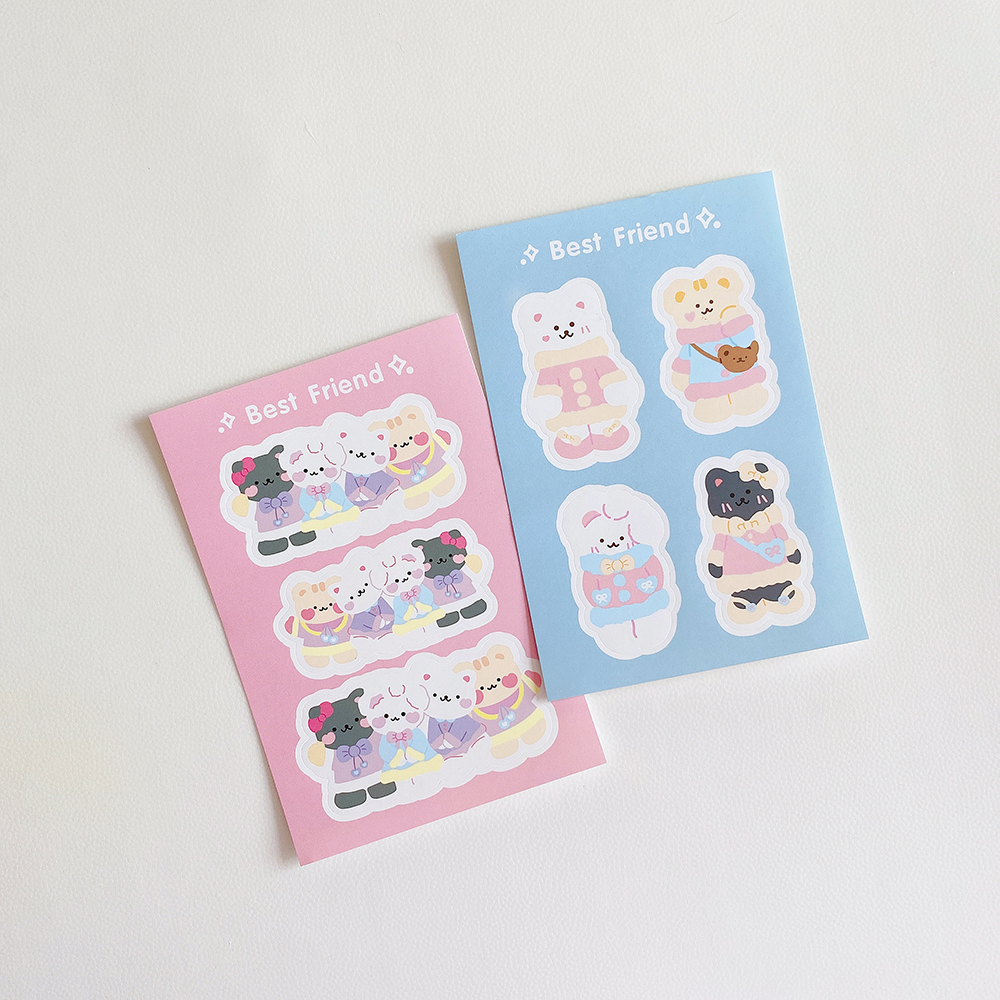 Sticker Winzige Hình Gấu Con Dễ Thương