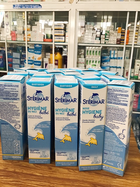 (chính hãng) Sterima , NƯỚC BIỂN SÂU XỊT MŨI CHO TRẺ EM STÉRIMAR BABY