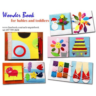 Sách vải cho bé 0-6 tuổi học và chơi