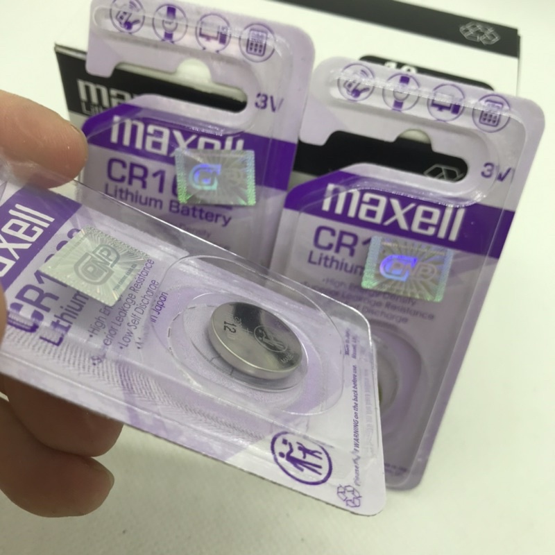 Vỉ 1 Viên Pin MAXELL 3V CR1632, pin 1632 Lithium chất lượng cao, nhập khẩu Nhật dùng cho Smarkey, Cmos