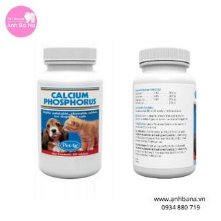 Canxi cho chó mèo Calcium Phosphorus
