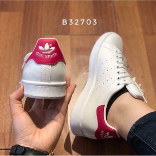 Sẵn auth giày adidas stan smith gót hồng săn sale