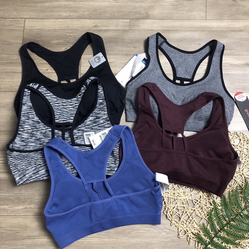 Áo Bra Tập Gym Yoga Nữ Hàng Xuất Dư Dây Thẳng Chất Dệt Kim