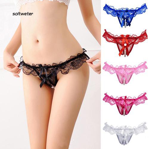 Quần lót ren bèo voan xoăn cực gợi cảm