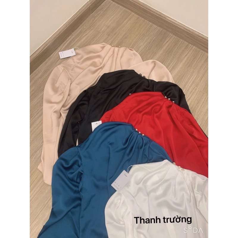 Áo lụa dài tay cho nữ | BigBuy360 - bigbuy360.vn