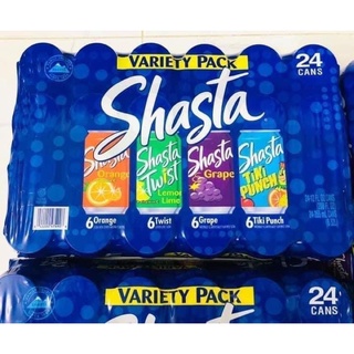 Thùng 24 lon nước ngọt shasta 4 vị 24 lon 355ml