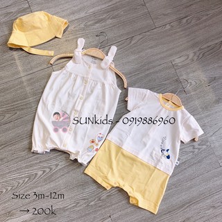 Body đùi cộc tay cho bé