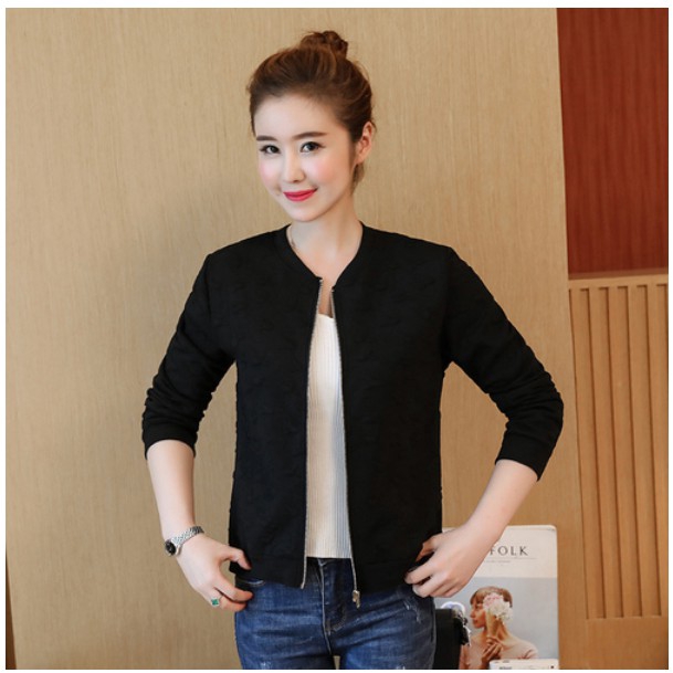 Áo khoác tay dài phong cách Hàn Quốc thanh lịch trẻ trung cho nữ | BigBuy360 - bigbuy360.vn