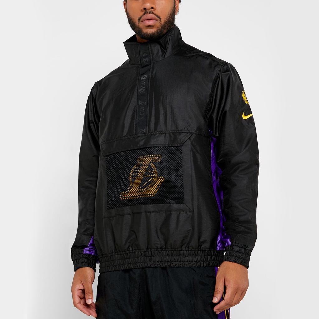 [HÀNG_CHÍNH_HÃNG] [HÀNG_CHÍNH_HÃNG] ÁO KHOÁC NIKE PERFORMANCE NBA COURTSIDE LAKERS - ĐEN