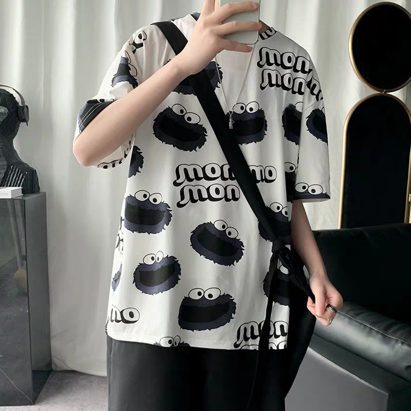 Áo phông tay lỡ unisex DHL thun nam nữ form rộng oversize phong cách ulzzang tee basi | WebRaoVat - webraovat.net.vn