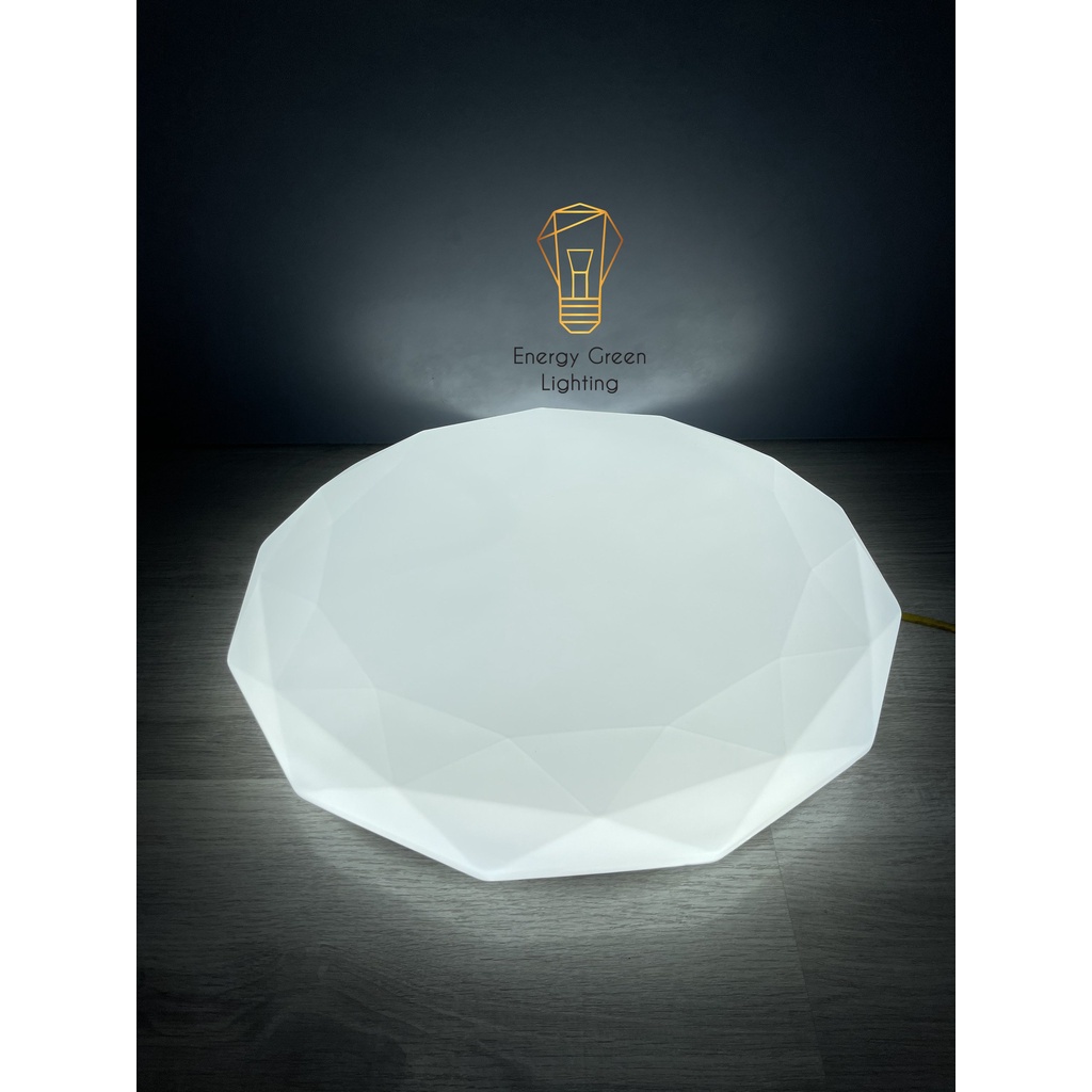Đèn Ốp Trần Đa Giác Energy Green Lighting OT-886 Kiểu Dáng Sang Trọng, Hiện Đại - Đường Kính 50cm - 3 Chế Độ Ánh Sáng