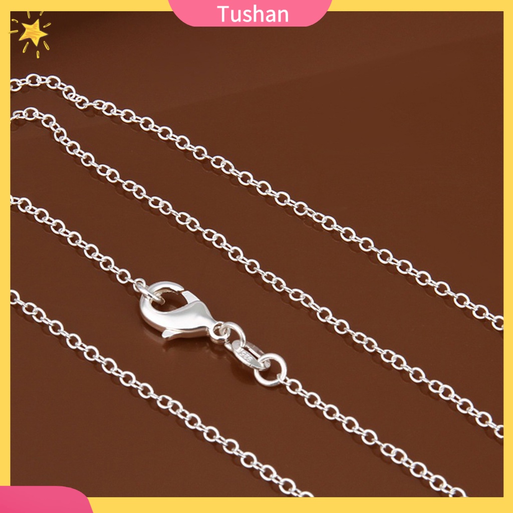 Dây Chuyền Mạ Bạc 18/24inch