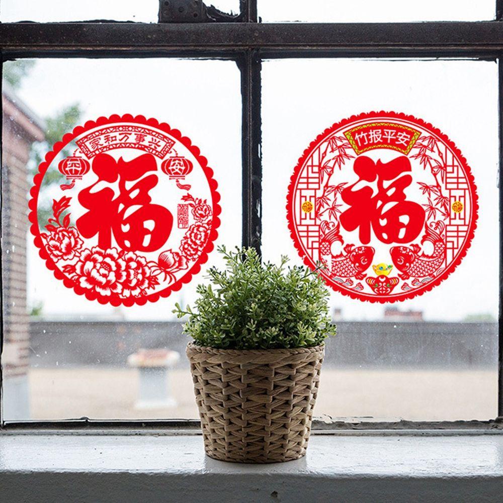 Giấy Dán Tường Trang Trí Năm Mới Phong Cách Trung Hoa
