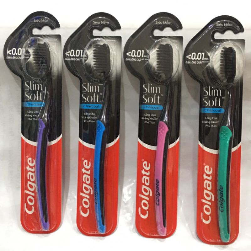 Bàn chải đánh răng Colgate Slim Soft Charcoal