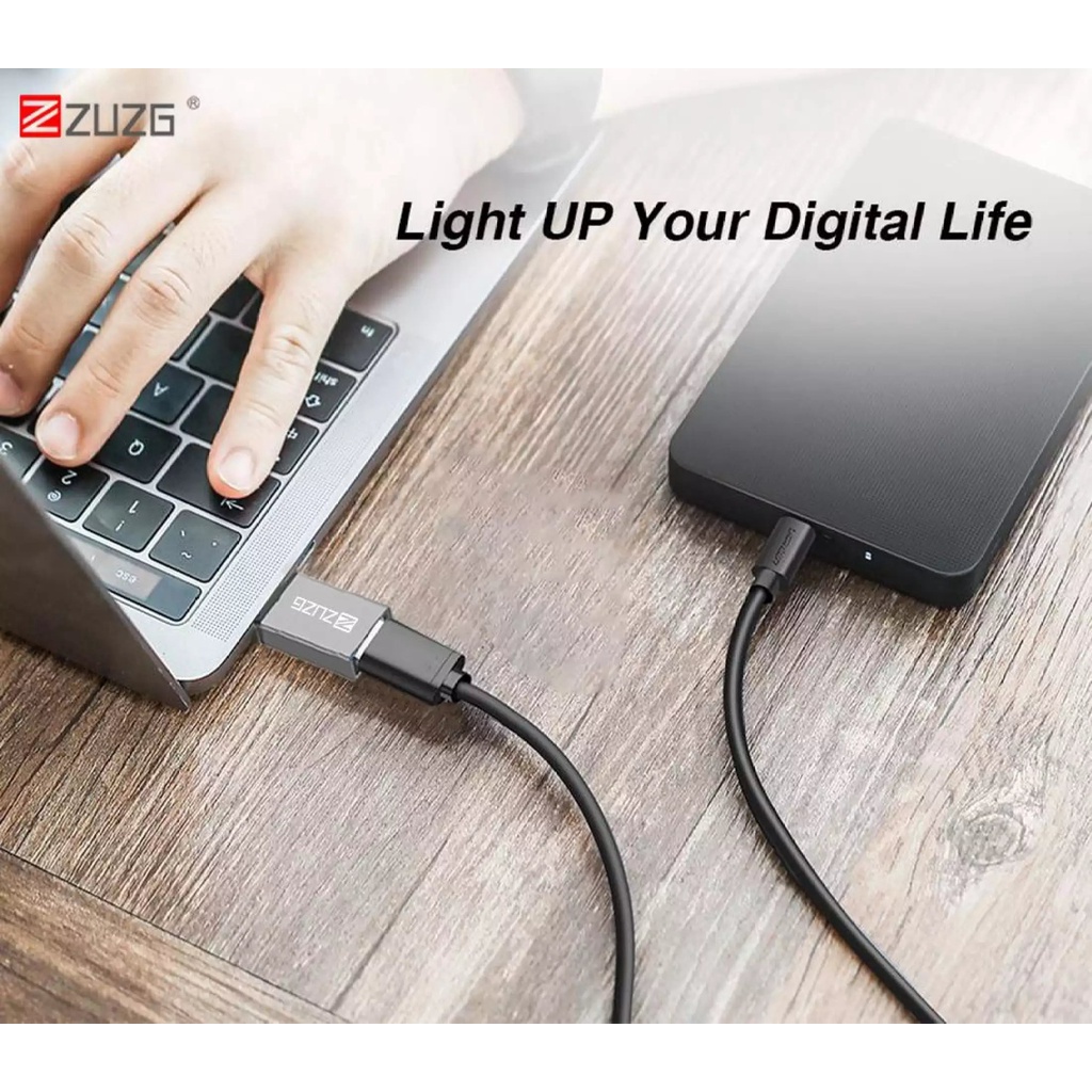 Jack chuyển đổi Micro/Type C to USB 3.0 Adapter OTG T2 ZUZG Original