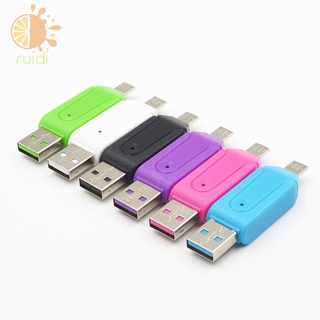 Đầu Đọc Thẻ Nhớ Micro Usb Tf / Sd 2 Trong 1