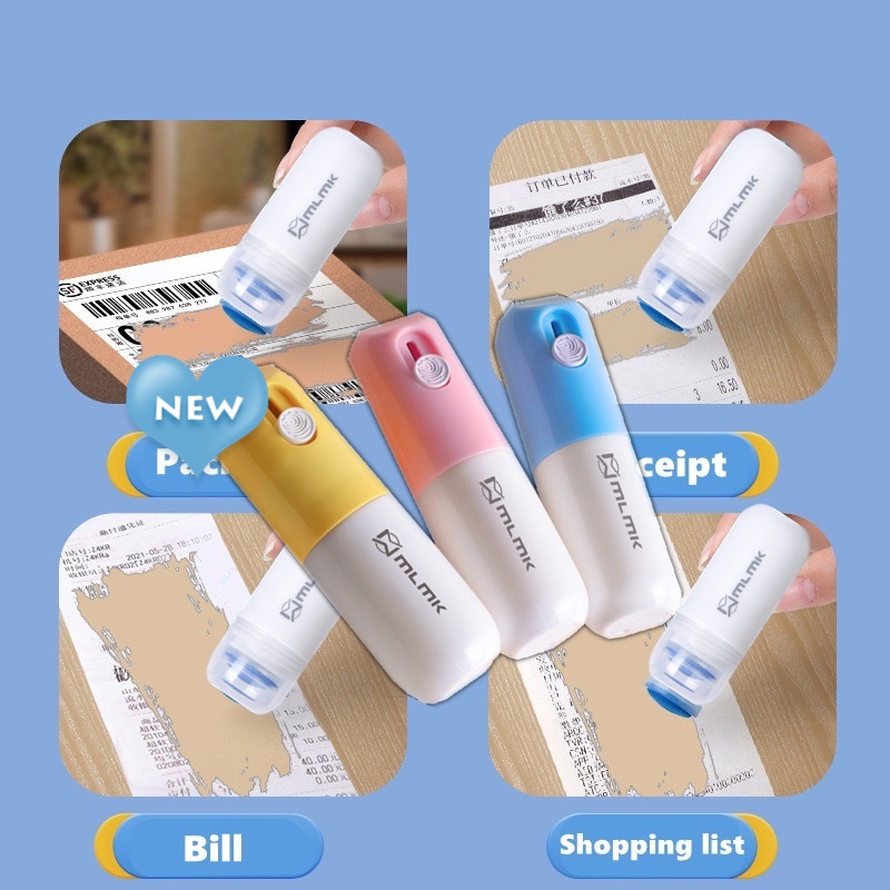 Bút Giấy Nhiệt 2 Trong 1 Kèm Hộp Dụng Cụ Mở Hộp Đựng Chất Lỏng Nhanh Khô Giúp Riêng Tư