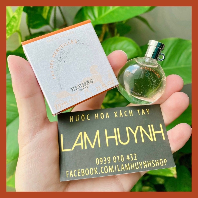 Nước hoa mini HERMES EAU DES MERVEILLES 7,5ml