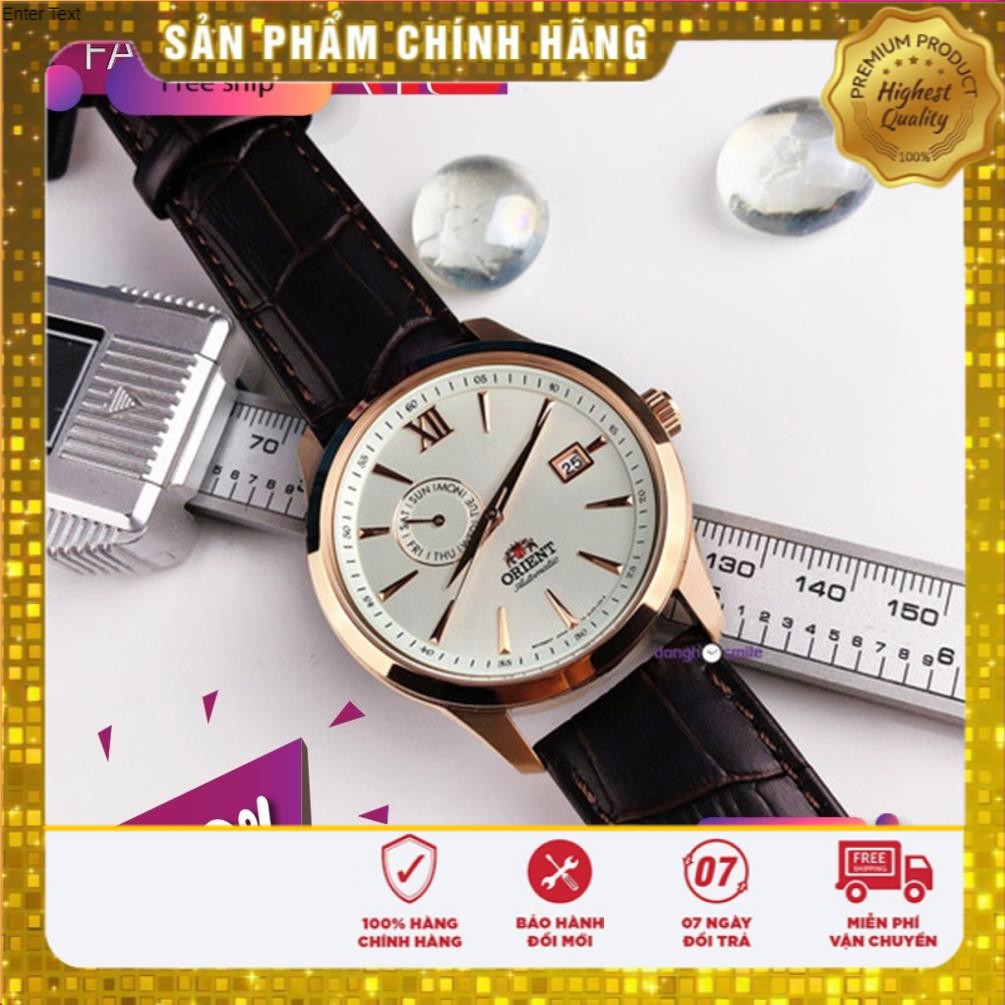 Đồng hồ nam Orient FAL00004W0 day date automatic dây da