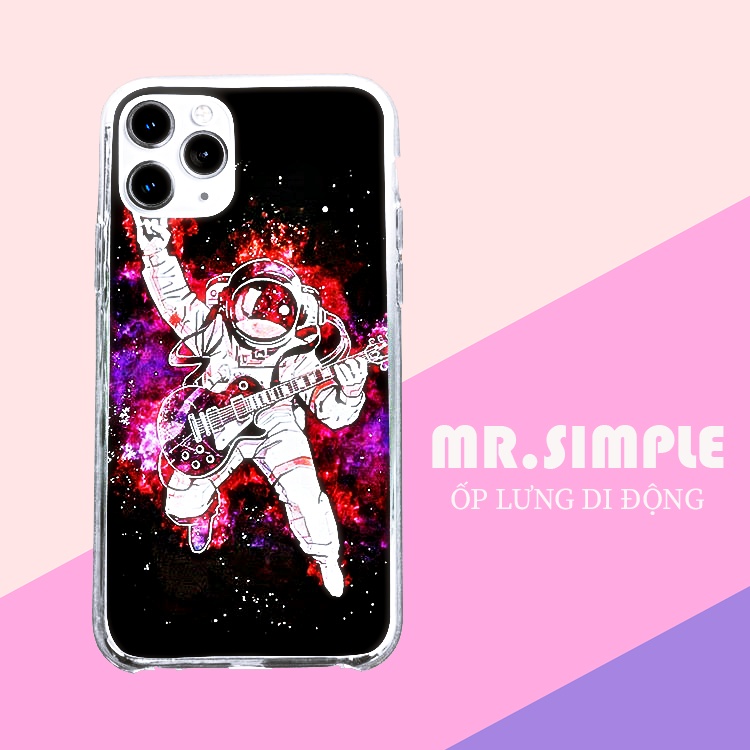 Ốp di động astronaut Play Guitar Mr.Simple Shop cho Iphone 5 6 7 8 Plus 11 12 Pro Max X Xr AST06210147