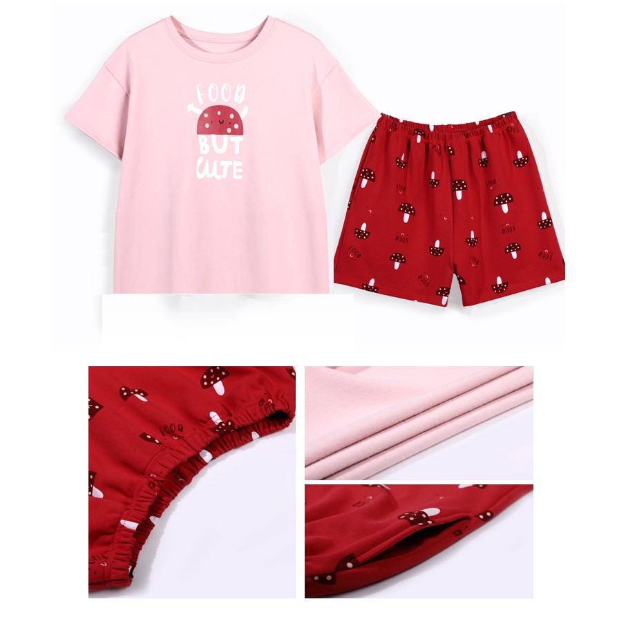 [Mã WABOOM giảm 15% đơn 99k] Đồ mặc nhà💖FREESHIP💖Giảm 50k đơn 2 sp Đồ ngủ cotton quả dâu xinh xắn AH01 | BigBuy360 - bigbuy360.vn