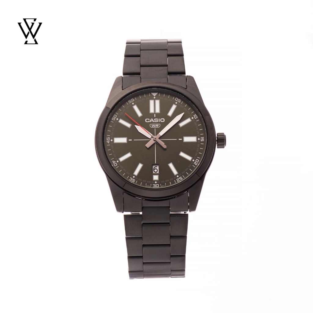 Đồng Hồ Quartz Nam Casio WATCHSTORE MTP-VD02B-3EUDF Thiết Kế Kính Khoáng 41mm, Dây Kim Loại, Vỏ Thép Không Gỉ
