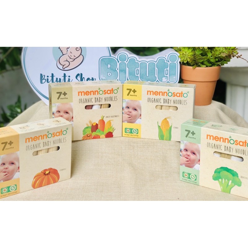 Mỳ Mennosato rau củ hỗn hợp cho bé ăn dặm từ 7tháng