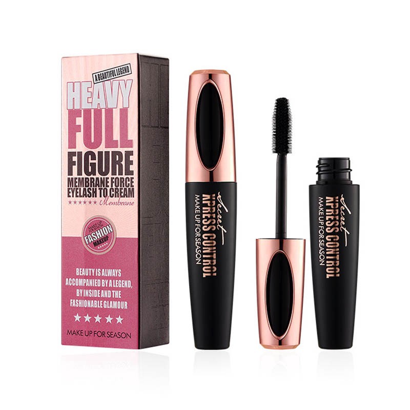 Mascara với đầu cọ silicone mềm giúp kéo dàn hàng mi và cho màu kháng nước