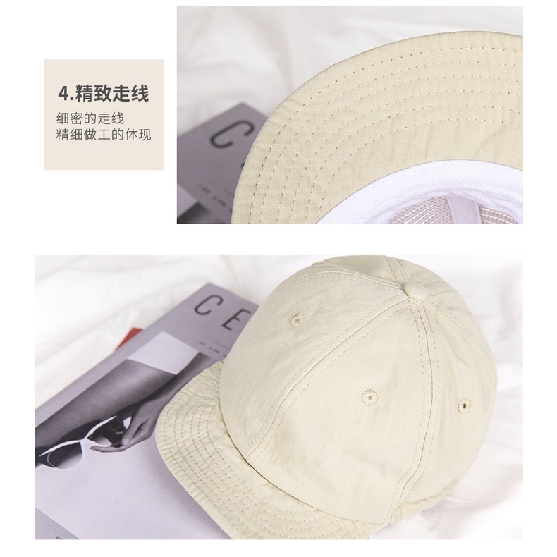 Mũ Lưỡi Trai Vành Mềm Bằng Cotton Phong Cách Nhật Hàn Thời Trang Xuân Thu Cho Nữ