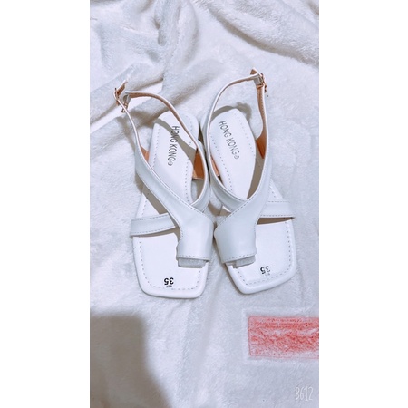 ZZ99- Dép sandal thời trang, xỏ ngón mũi vuông