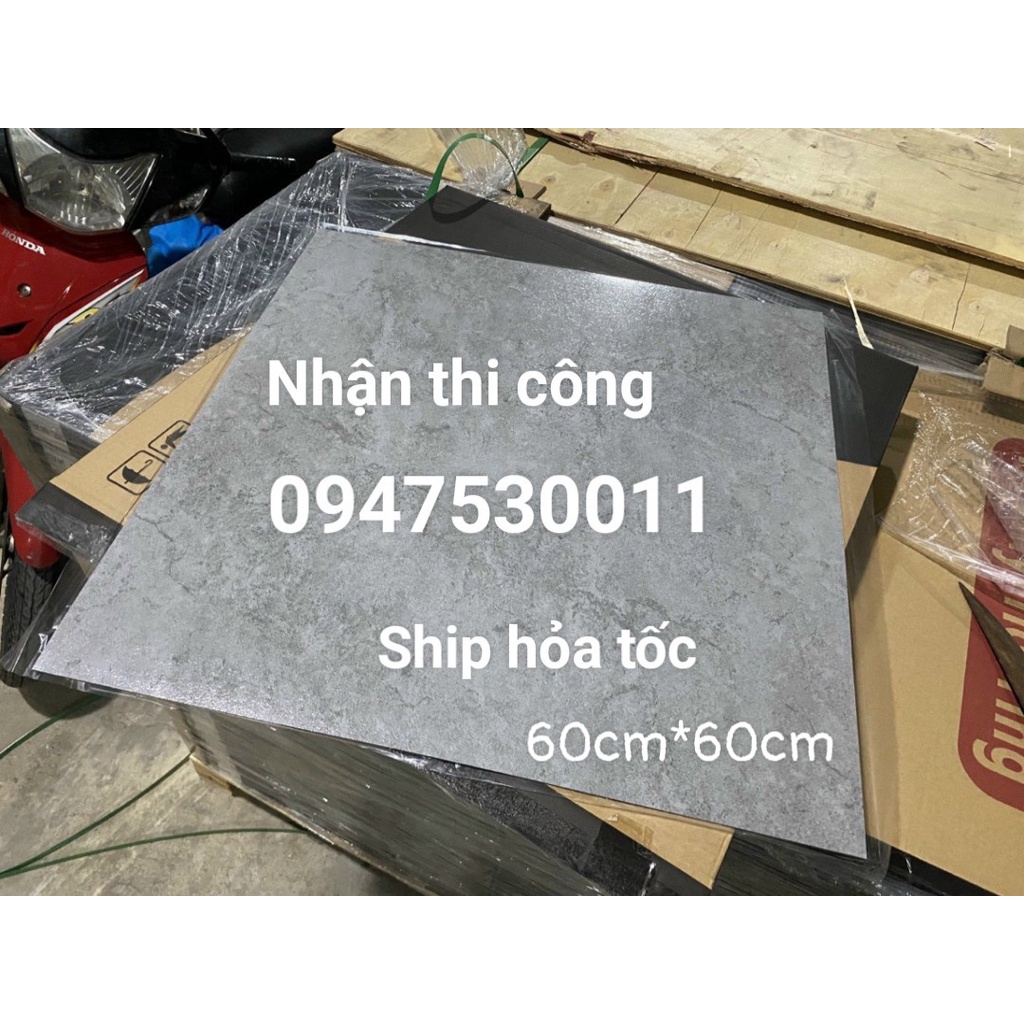 Sàn vân xi măng có keo sẵn Kích Thước 45.7cm*45.7cm.Nhận thi công