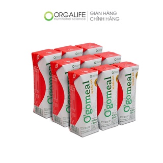 Combo 3 lốc Ogomeal Vị Đậu Đỏ 250ml/hộp (9 hộp) - Bữa ăn thay thế, hỗ trợ giảm cân, bổ sung đủ vitamin và khoáng chất