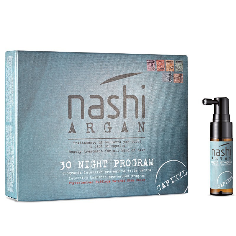 [Nashi-Chính hãng] Huyết thanh chống rụng kích thích mọc tóc 30 ngày Night Program Nashi Argan 4x20ml