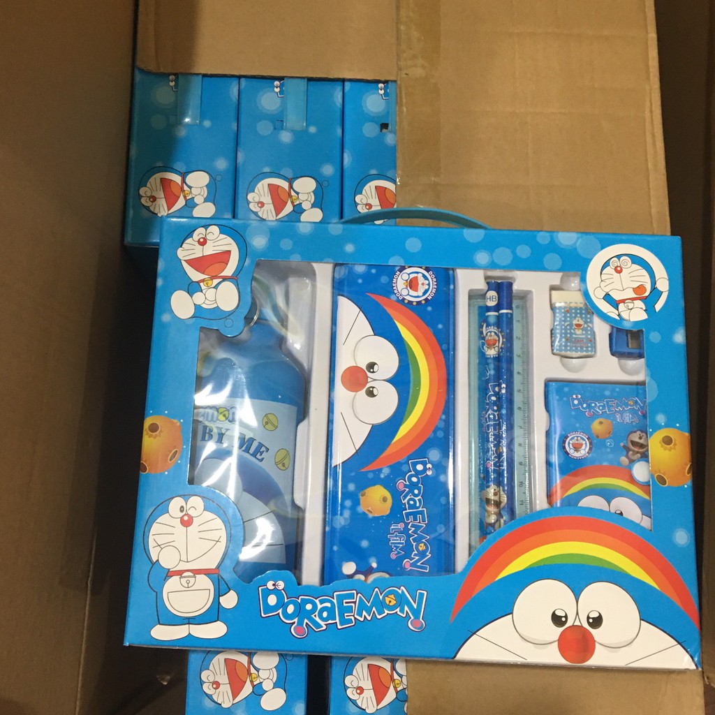 Bộ Dụng Cụ Học Tập 8 Món Cho Bé - Nhiều Mẫu Hoạt Hình Ngộ Nghĩnh