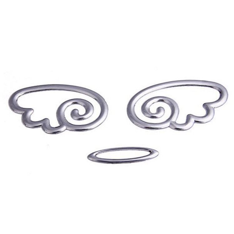 Tem dán, Tấm dán (logo) nổi trang trí ô tô hình cặp cánh thiên thần