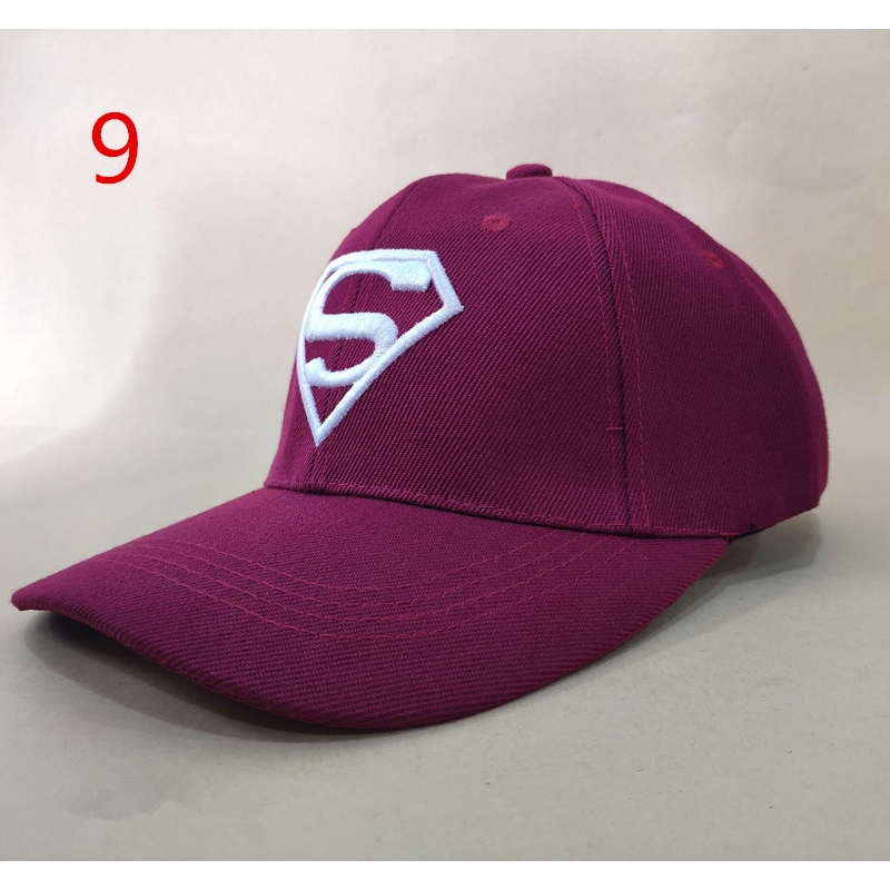 Men's Superman Baseball Cap Outdoor Sunscreen Cap Wild Leisure Visor Hat