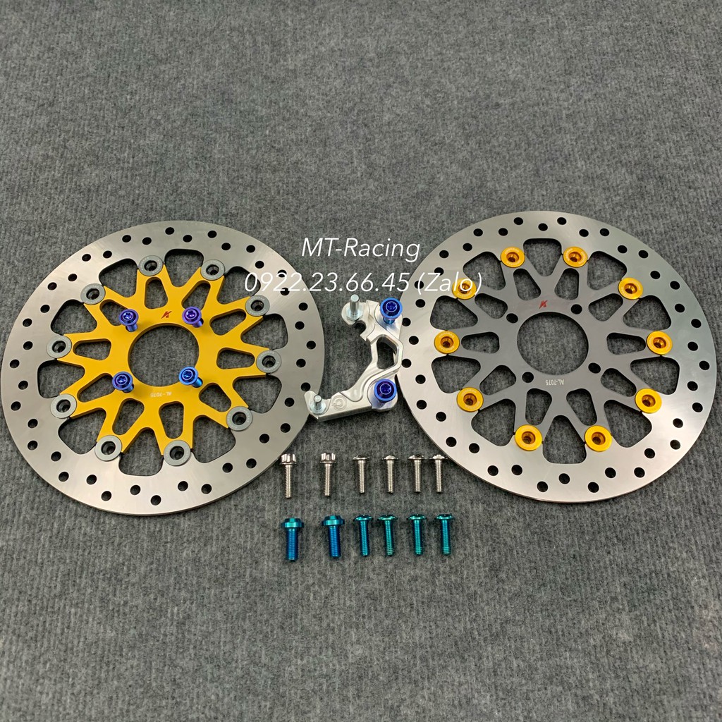 (Ex150) Đĩa Thắng KingDrag Kèm Pát Heo Gắn Heo Zin Cho Ex150