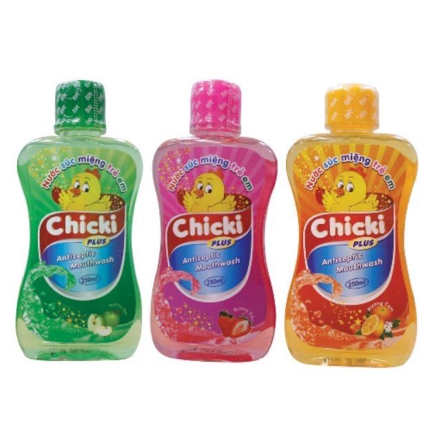 Nước súc miệng Chicki (chai 250ml)