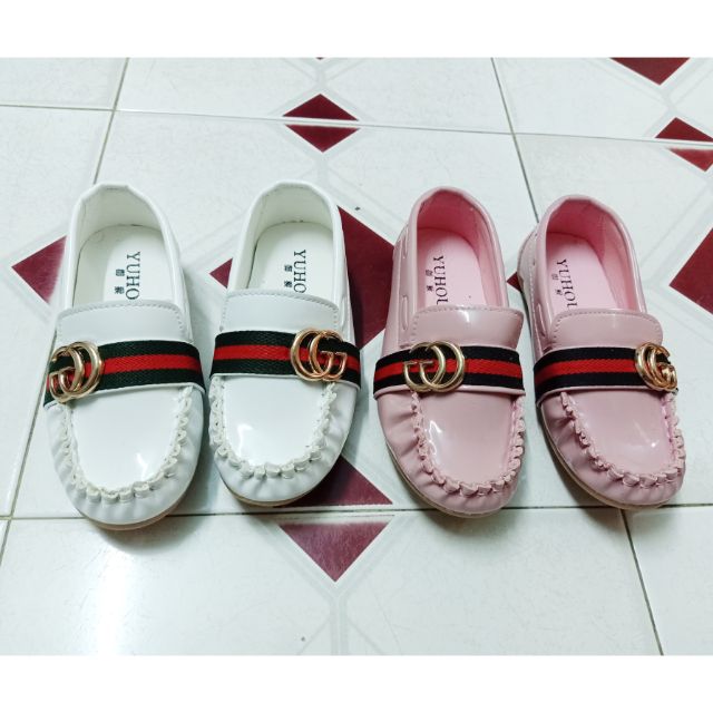 Giày GG  trắng và hồng