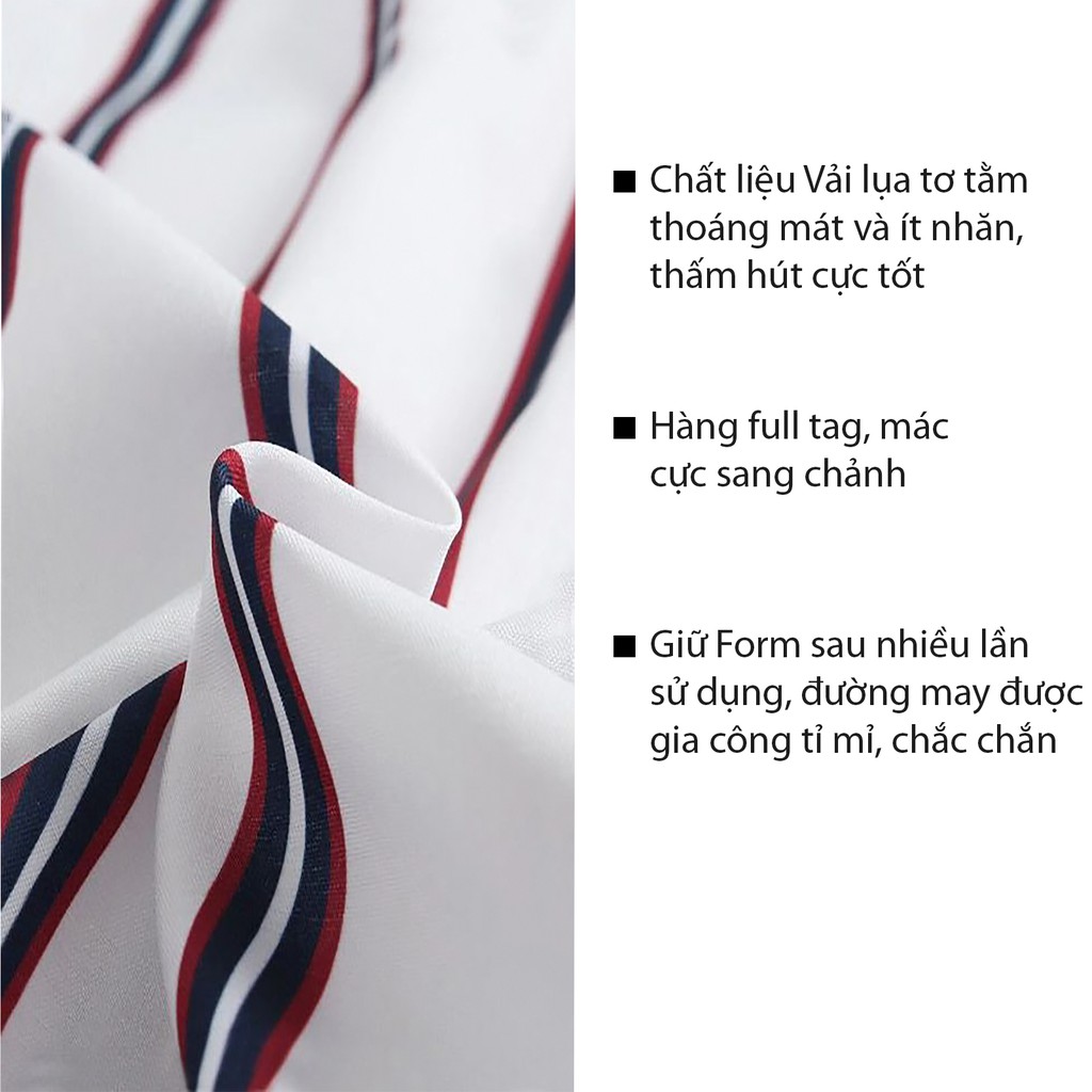 Áo sơ mi nam Double'D tay ngắn vải lụa SDN00 | BigBuy360 - bigbuy360.vn