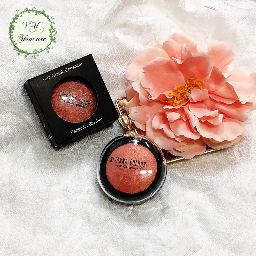 PHẤN MÁ HỒNG SIVANNA FANTASTIC BLUSHER DU105 ÁNH NHŨ