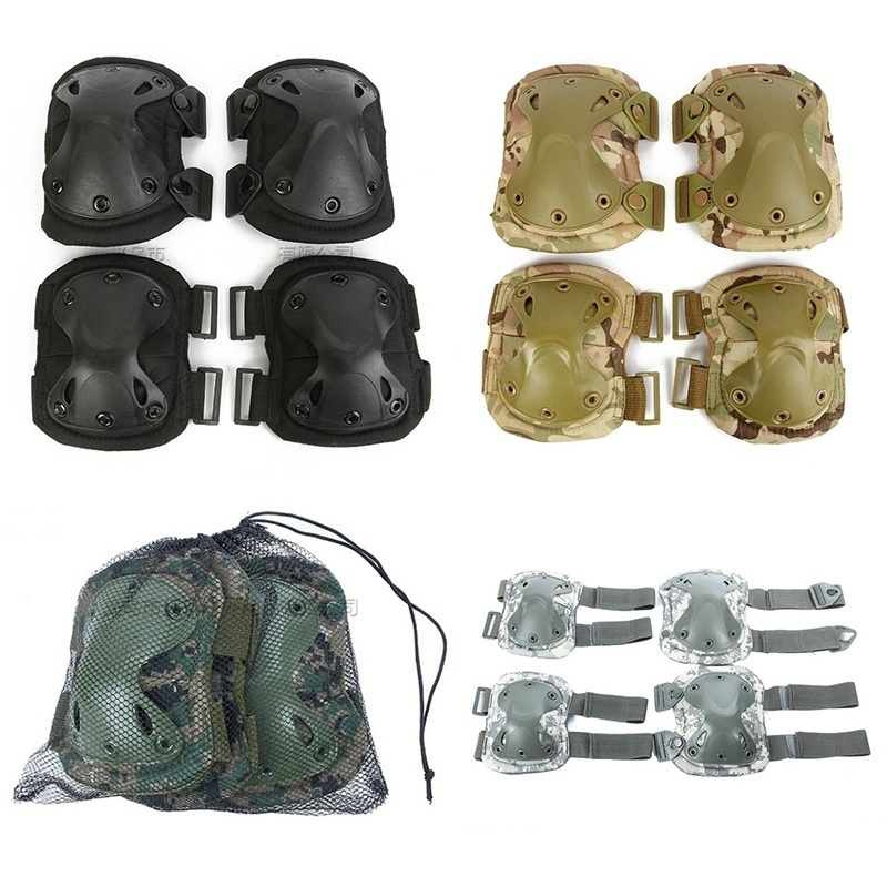 Set 4 Miếng Đệm Bảo Vệ Khuỷu Tay Đầu Gối Khi Chơi Thể Thao